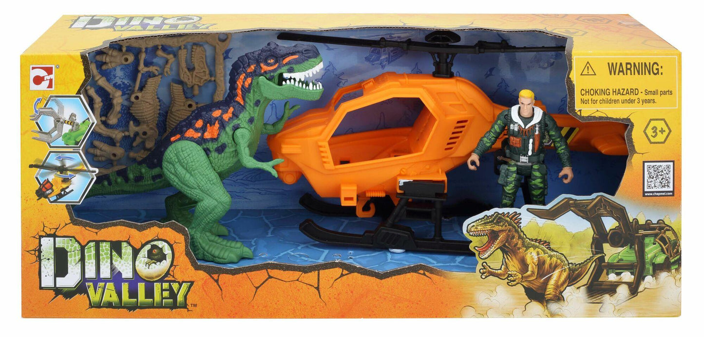 DINO VALLEY DINO TRACKER PLAYSET ASST