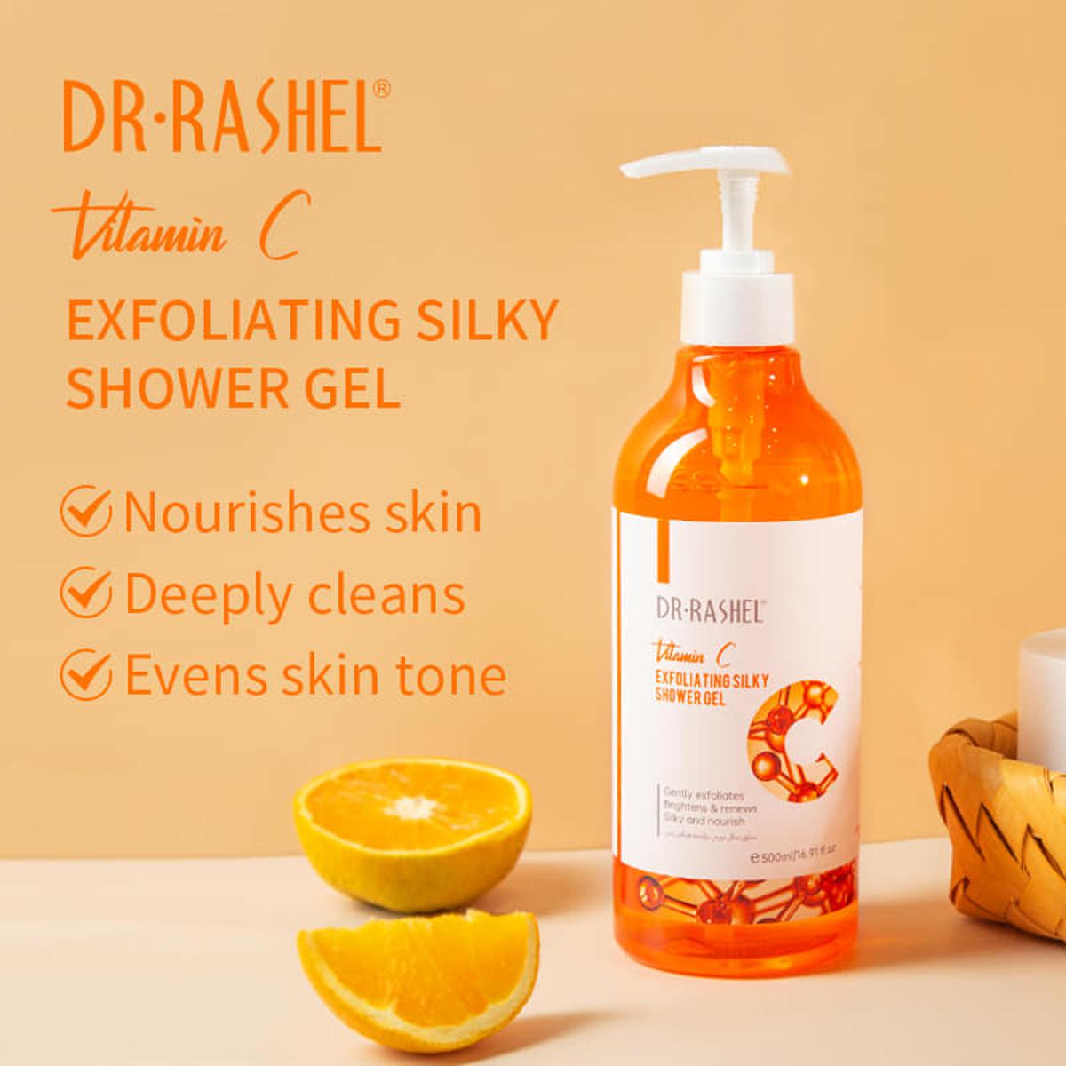 Vitamin C Exfoliating Silky Shower Gel 500ml