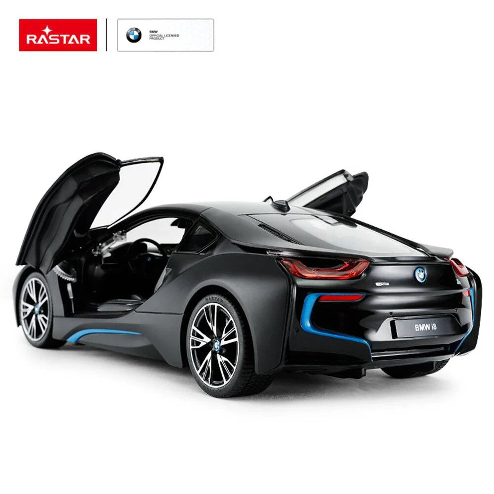 Rasta 1:14 BMW I8 Door Open RC Car Black