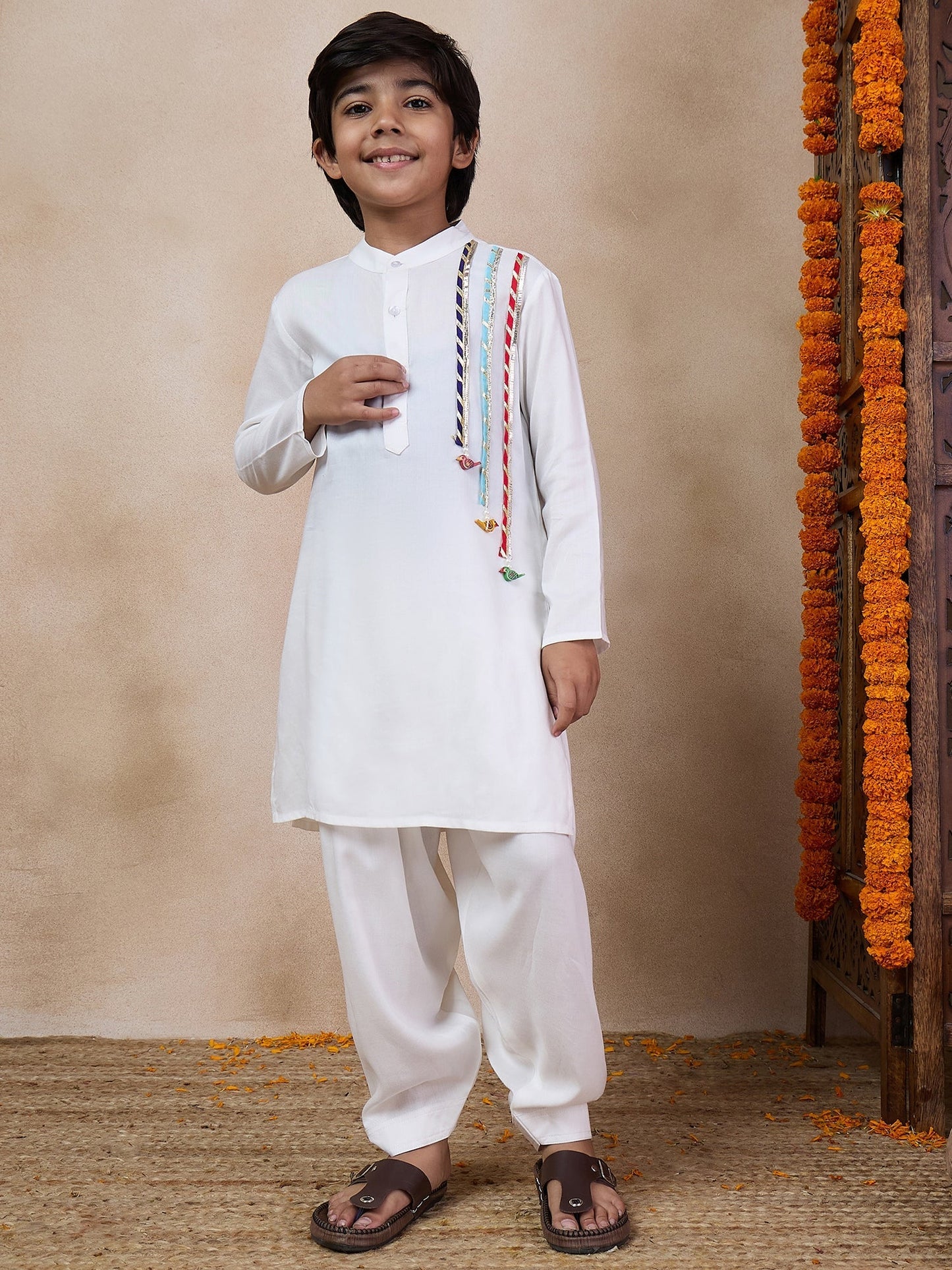 Boys Regular Kurta With Pyjamas