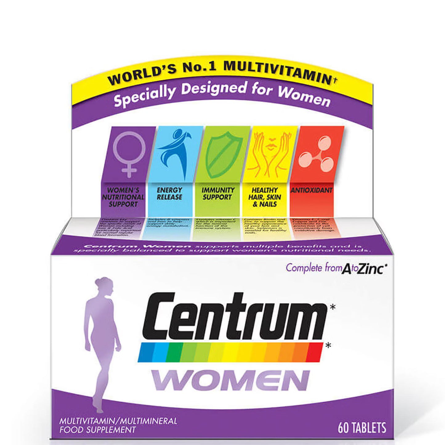 Centrum Women Multivitamin Tablets - (60 Tablets)