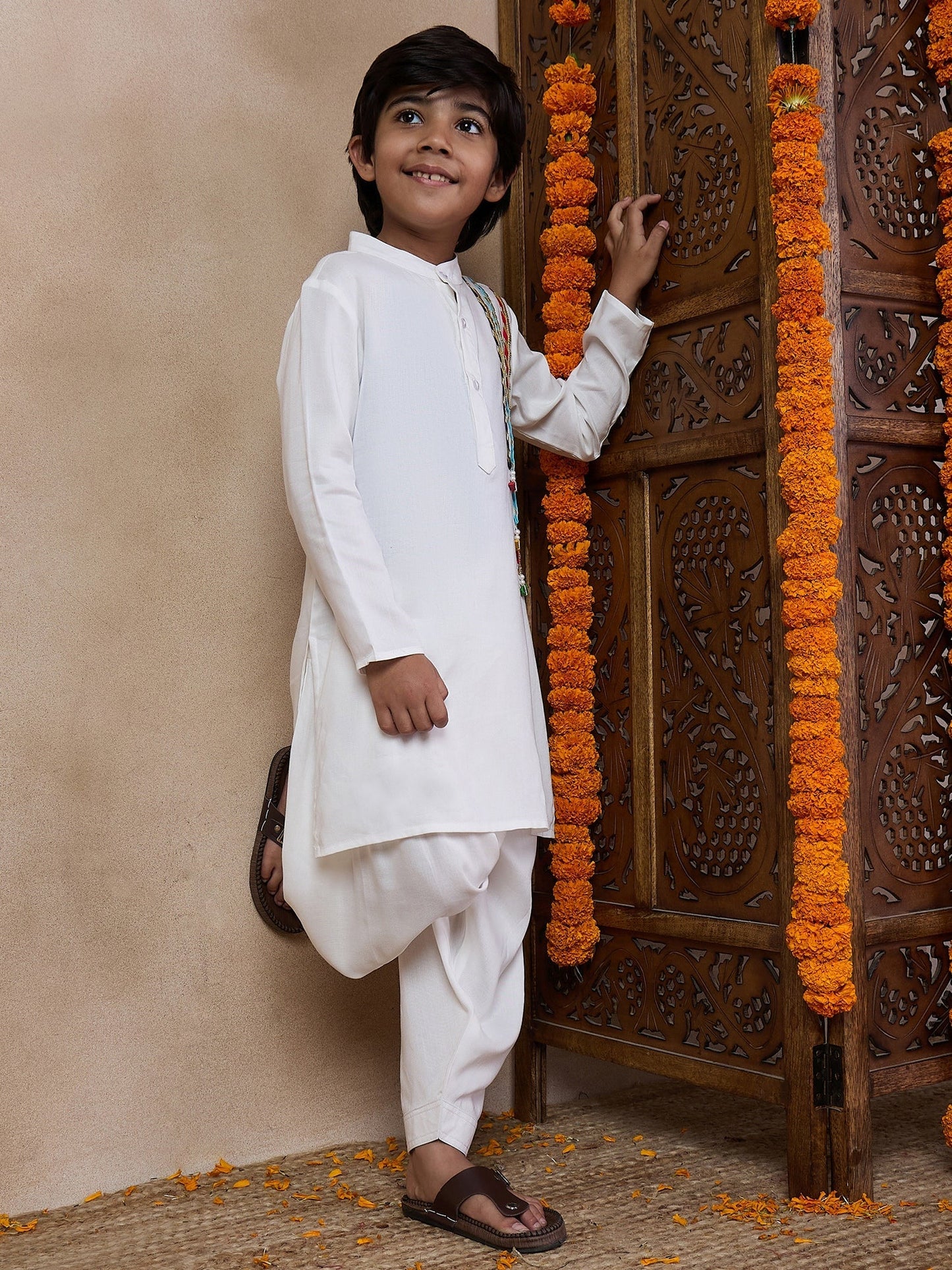 Boys Regular Kurta With Pyjamas