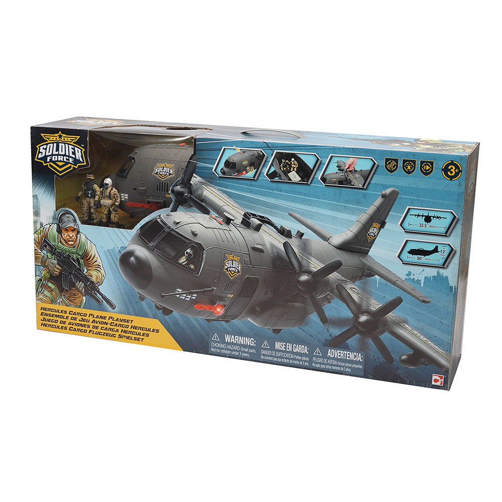 SOLDIER FORCE HERCULES CARGO PLANE PLAYSET