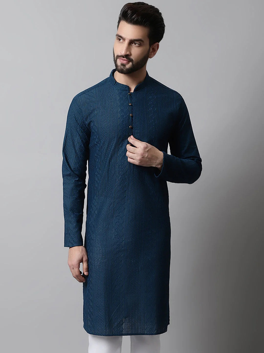 Men'S Embroiderd Kurtas