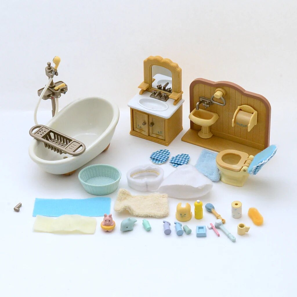 Sylvanian Families Country Bathroom Set