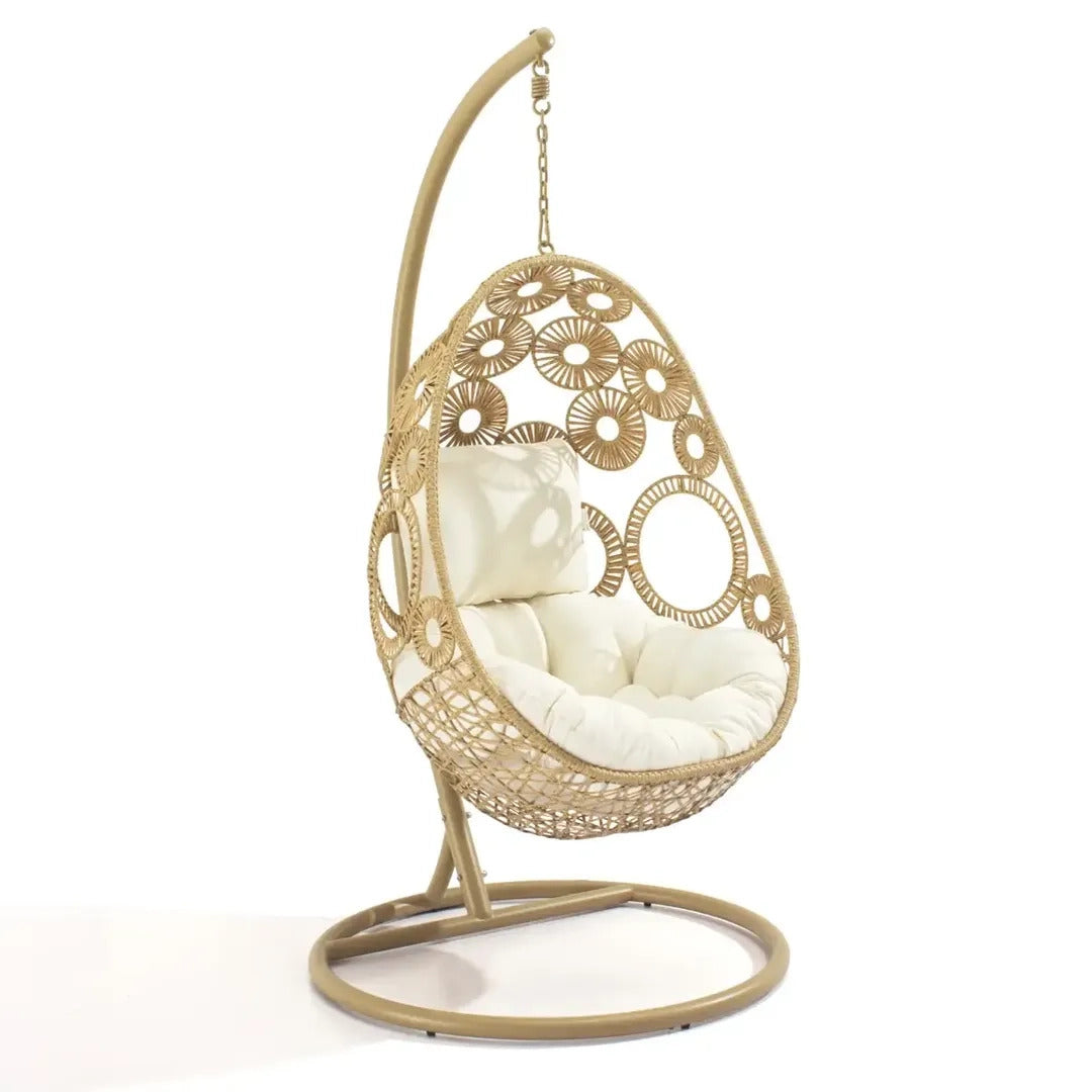 Hawaii Rattan & Steel Hanging Chair