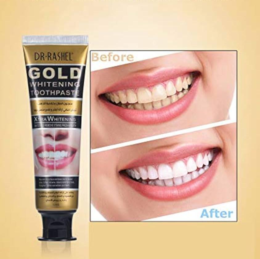 Gold whitening toothpaste DRL-1399