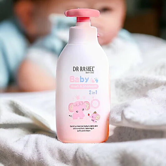 Baby 2 in1 wash & shampoo 500ml