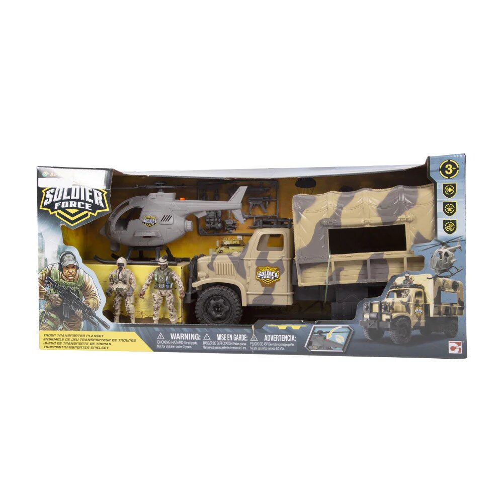 SOLDIER FORCE TROOP TRANSPORTER PLAYSET