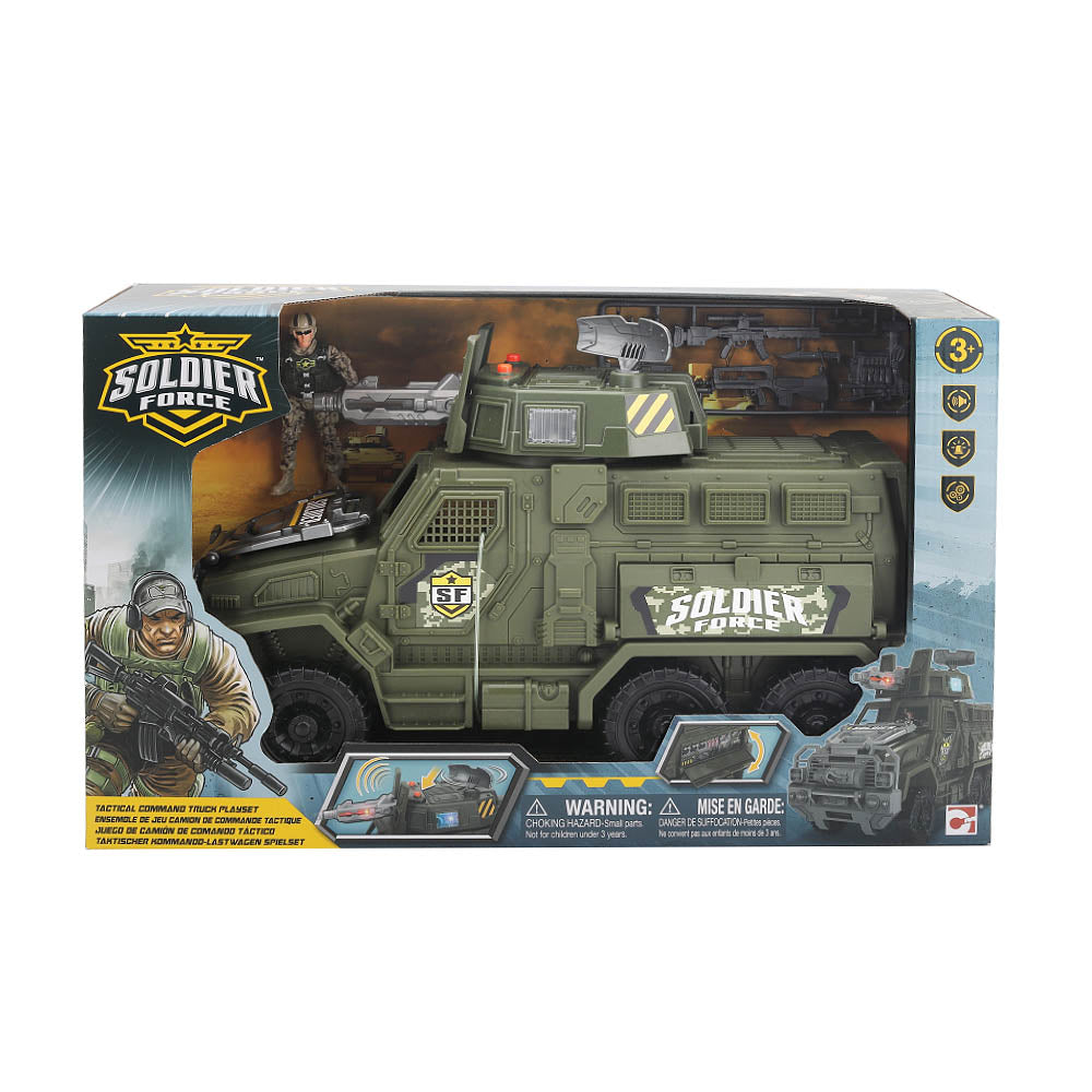 SOLDIER FORCE TACTICAL COMMAND TRUCK PLAYSET