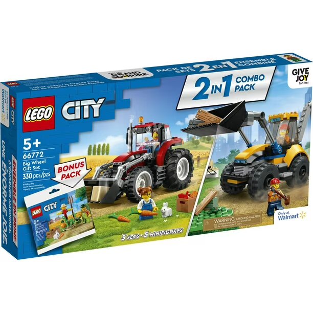 City Great Vehicles Tractor Toy & Farm Set