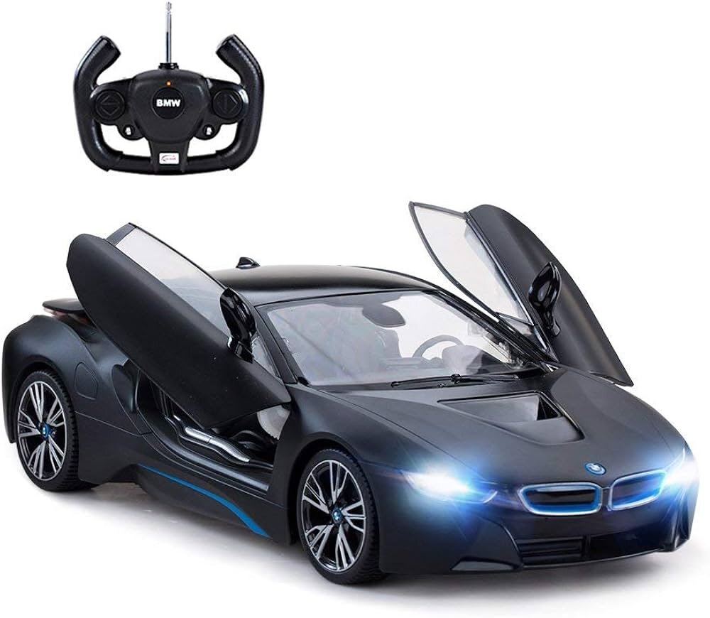 Rasta 1:14 BMW I8 Door Open RC Car Black