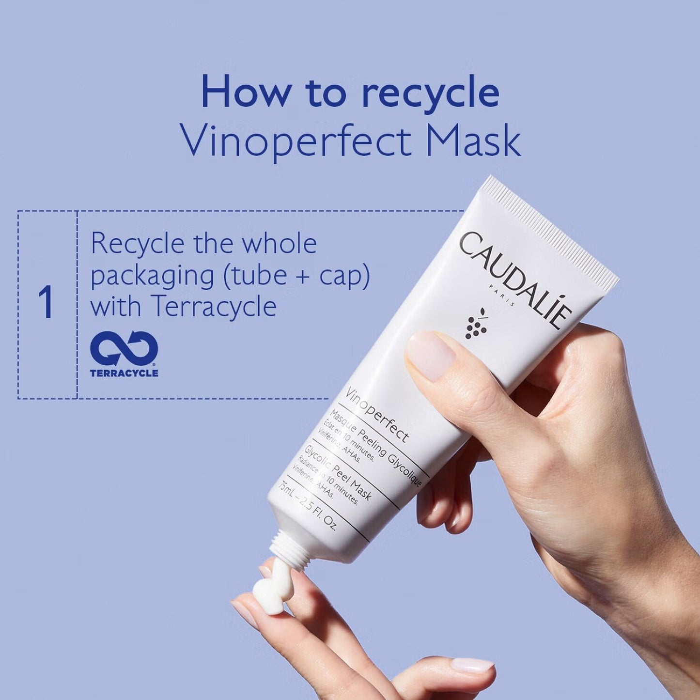 Caudalie Vinoperfect Glycolic Peel Mask 75ml