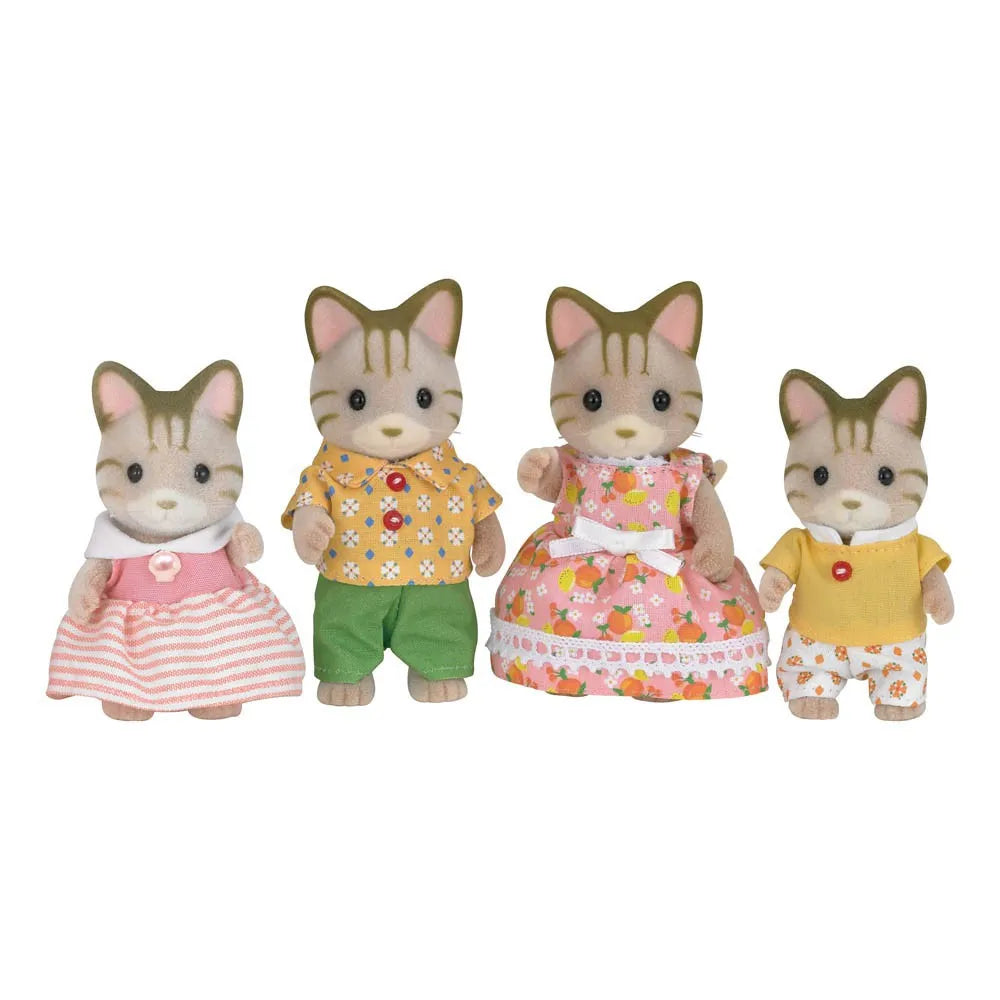 Sylvanian Families - Striped Cat Family