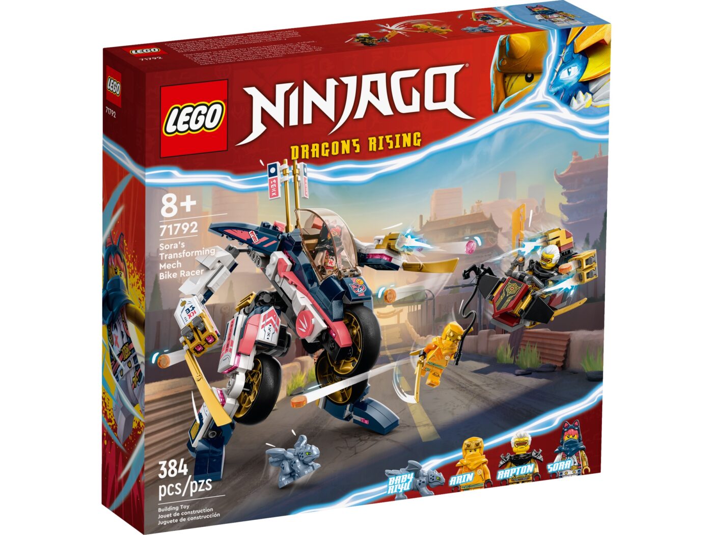 LEGO 71792 Sora's Transforming Mech Bike Racer