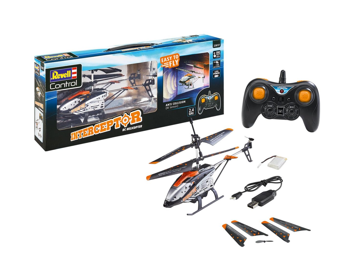 R/C HELICOPTER INTERCEPTOR ANTI COLLISION