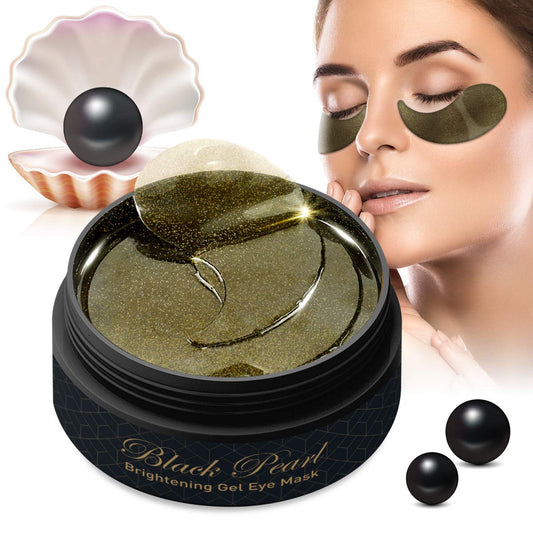 Gold black pearl hydrogel eye patch DRL-1474