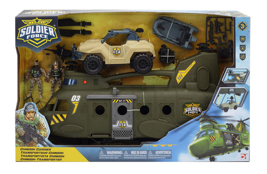 SOLDIER FORCE CHINOOKCARRIER PLAYSET