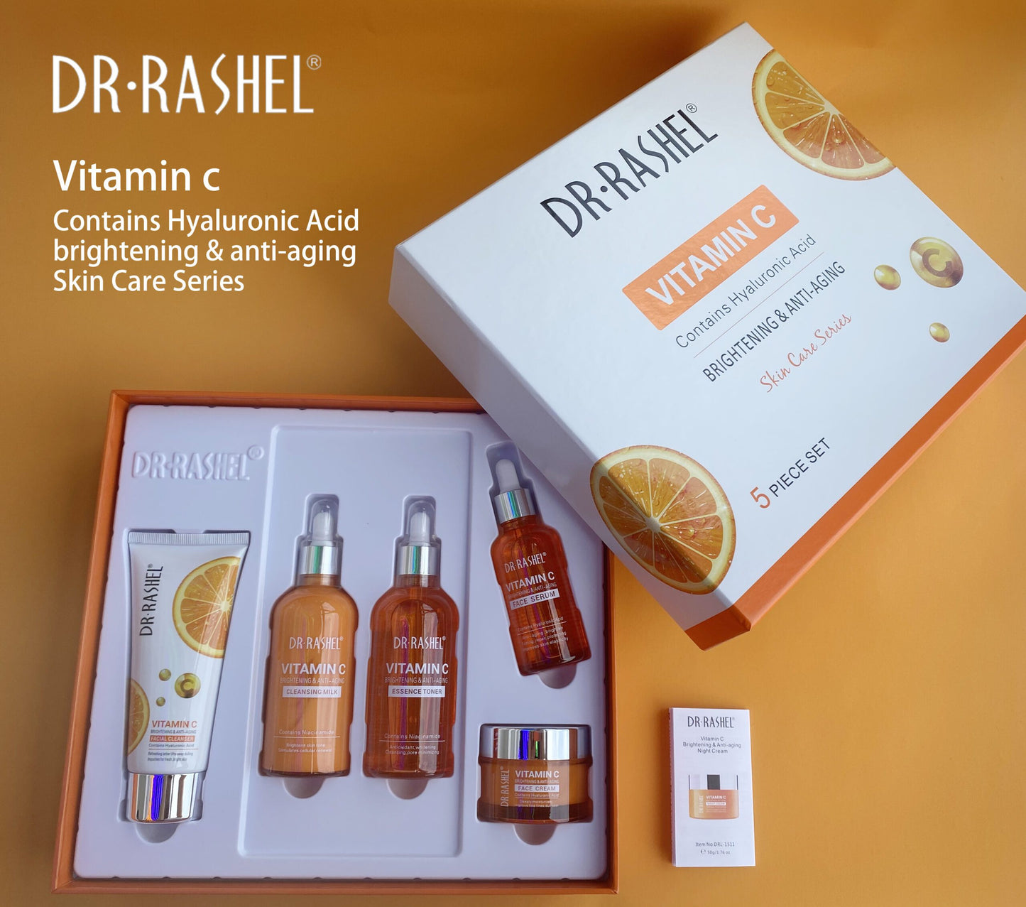 Vitamin c Brightening & anti- aging skincare series