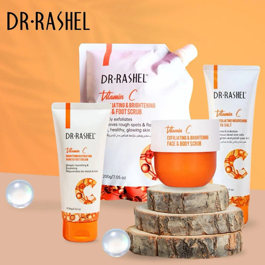 Vitamin C exfoliating & nourishing body cleansing set