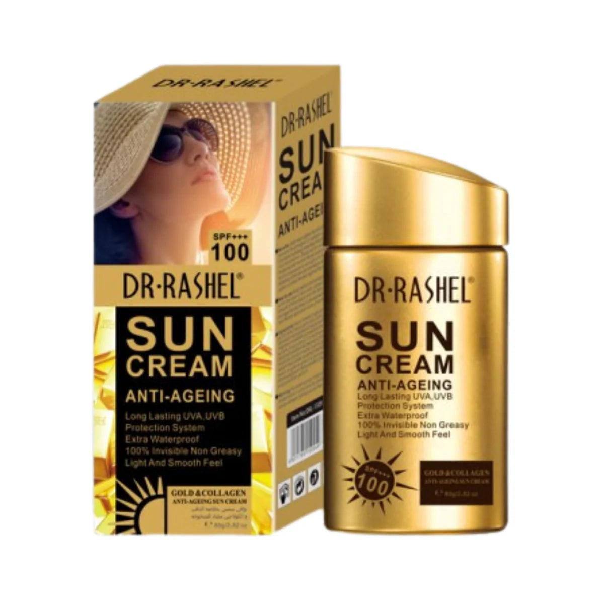 Gold collagen sun cream SPF100