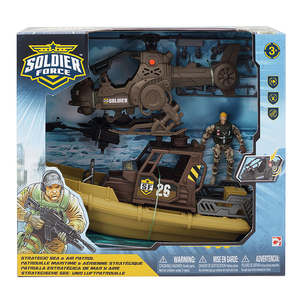 SOLDIER FORCE STRATEGIC & AIR PATROL PLAYSET