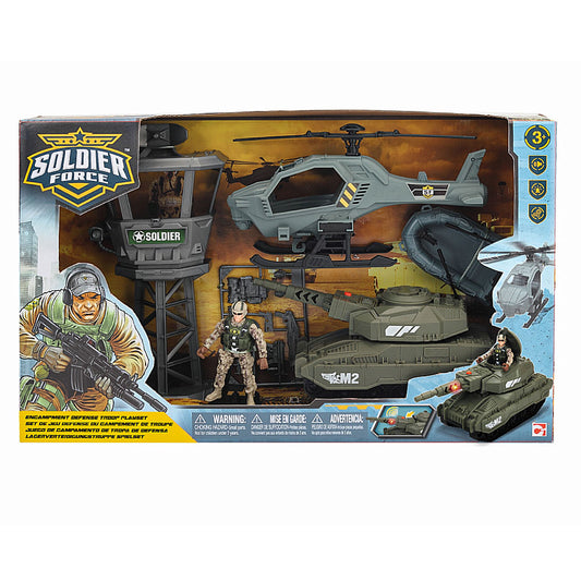 SOLDIER FORCE ENCAMPMENT DEFENCE TROOP PLAYSET