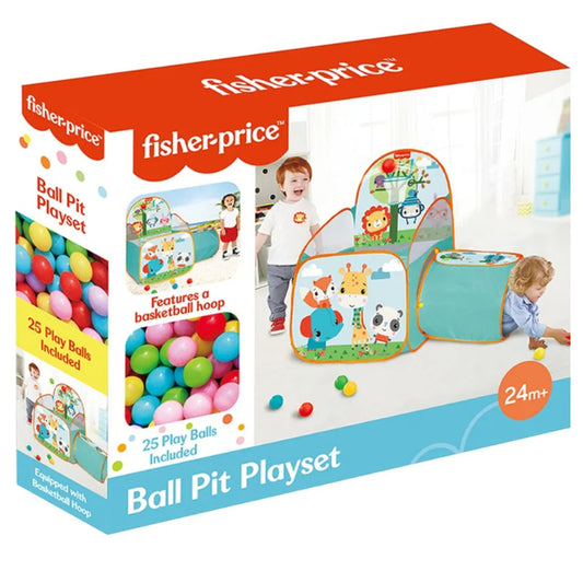 BALL PIT PLAYSET W/TUNNEL 25 BALLS