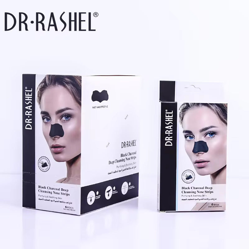 Black Charcoal Deep Cleansing Nose Strips  DRL-1702