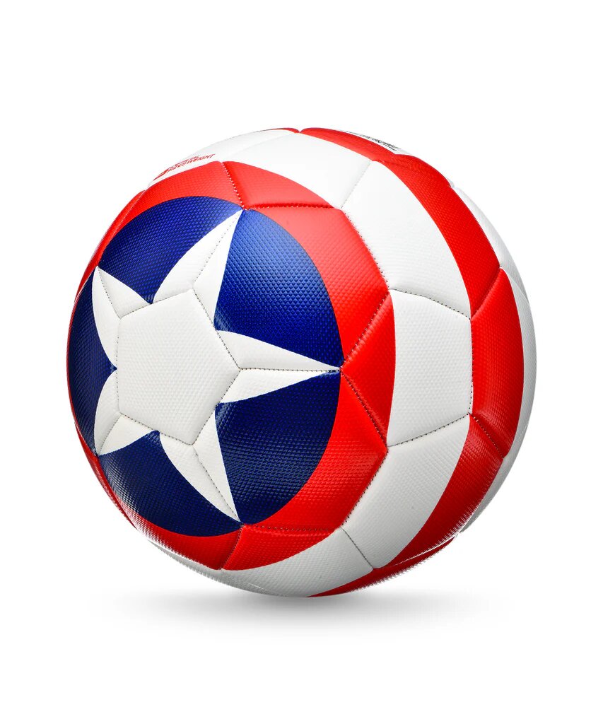 MARVEL CAPTAIN AMERICA STRIPES FOOTBALL