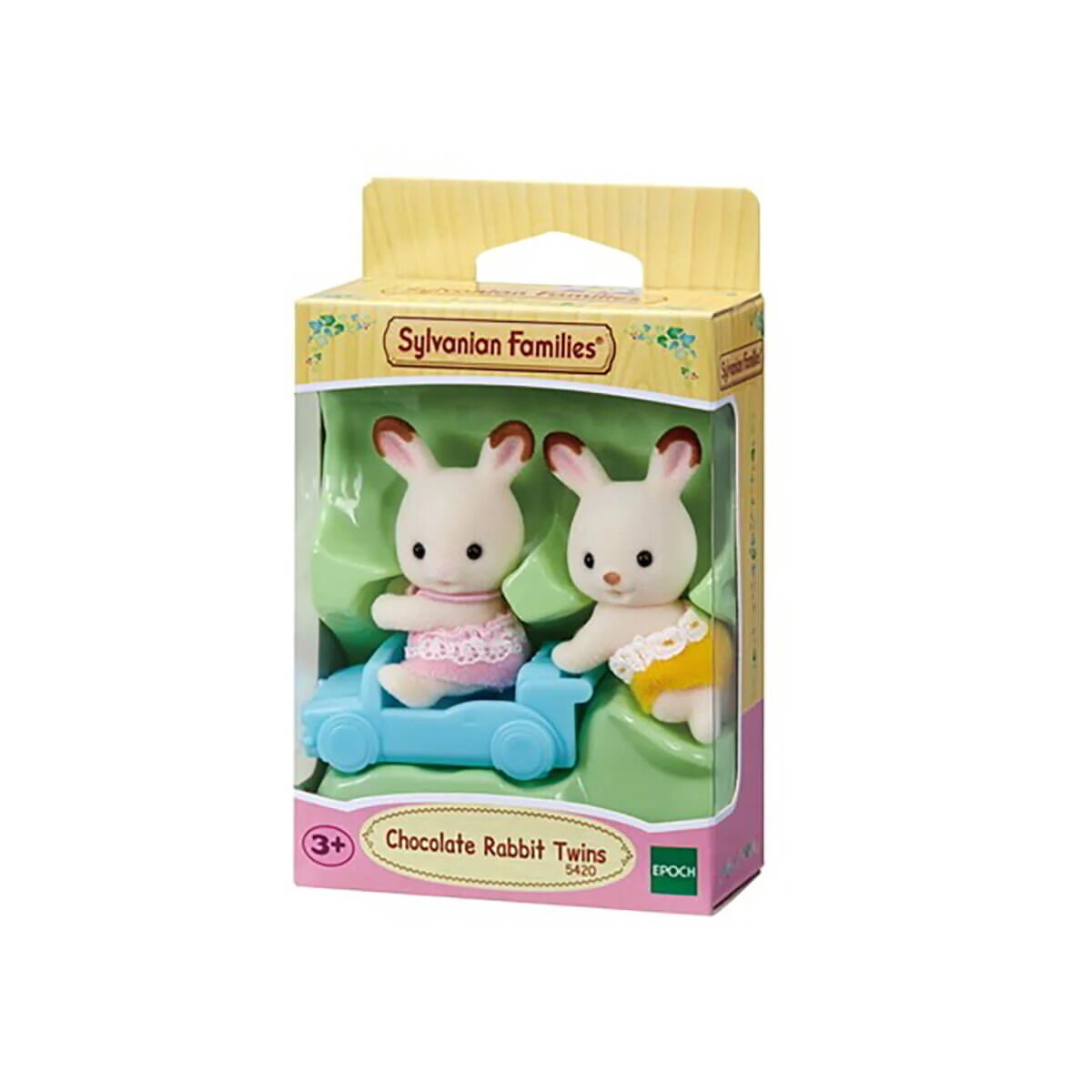 sylvanian families chocolate rabbit twins set