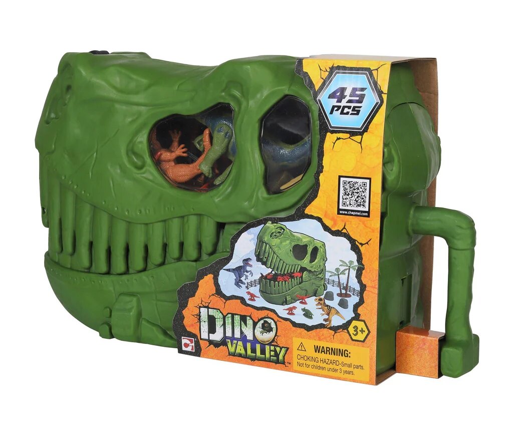 DINO VALLEY DINO SKULL BUCKET 45 PCS