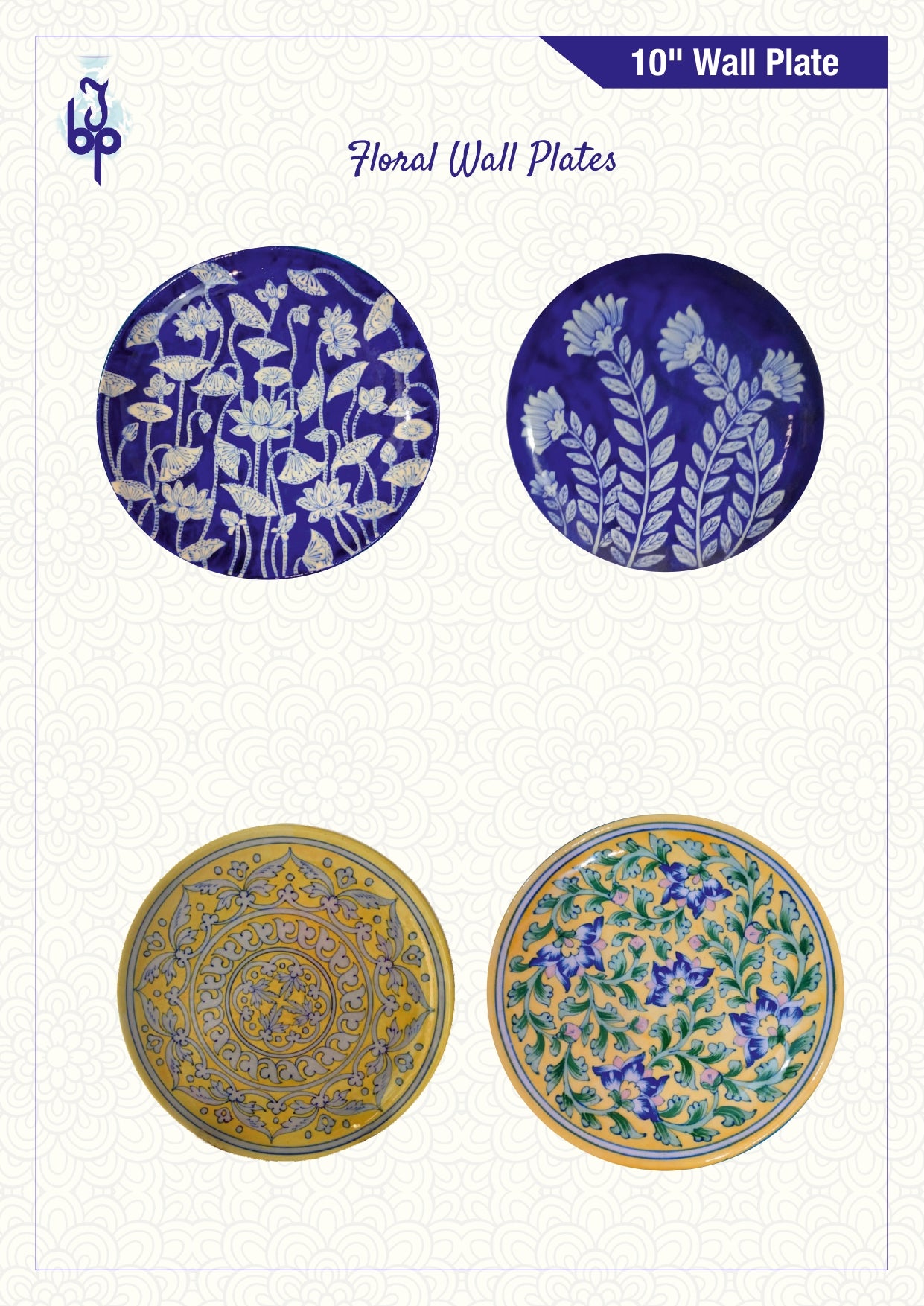 Floral Wall Plates