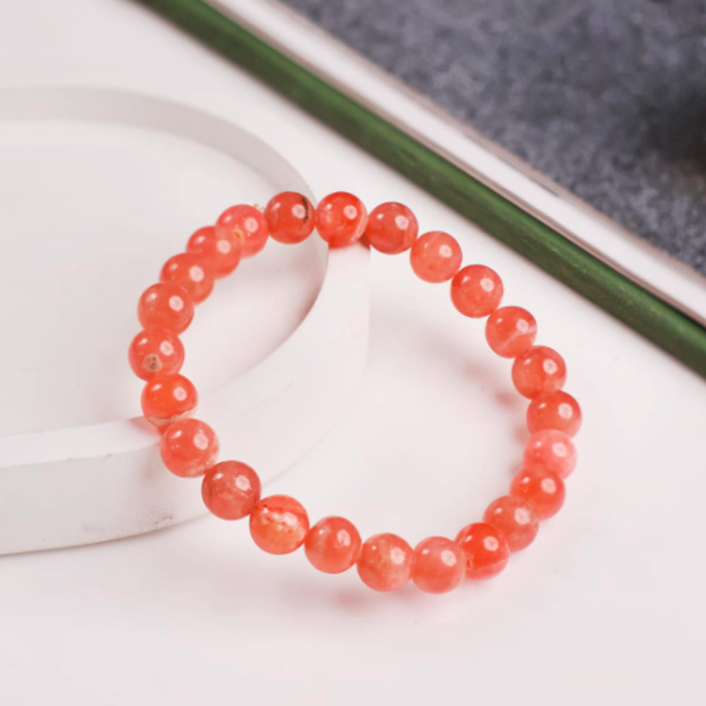 Jelly Rhodochrosite Bracelet