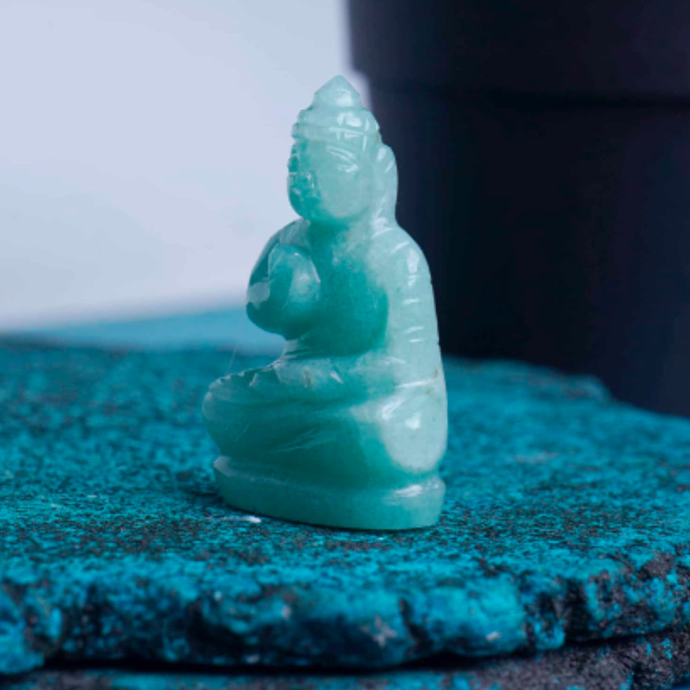 Green Aventurine Buddha For Good Fortune