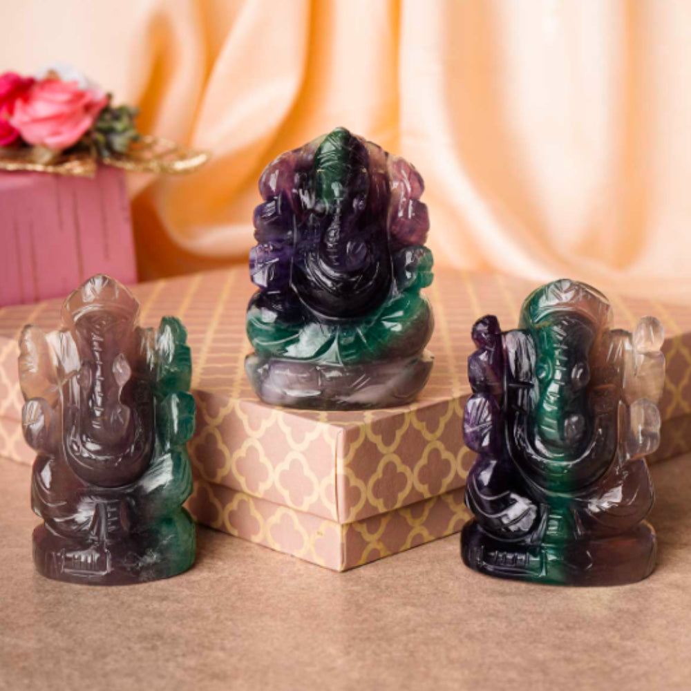 Multi Fluorite Lord Ganesh