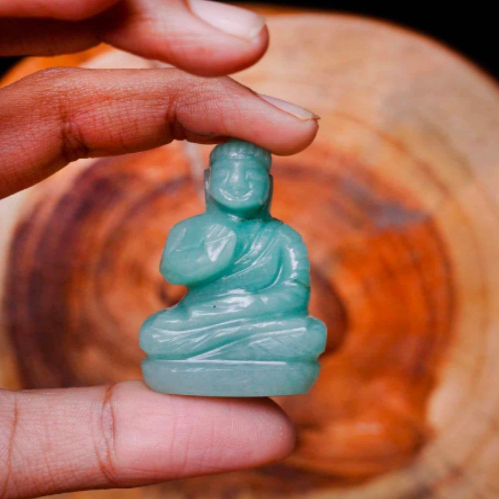 Green Aventurine Buddha For Good Fortune