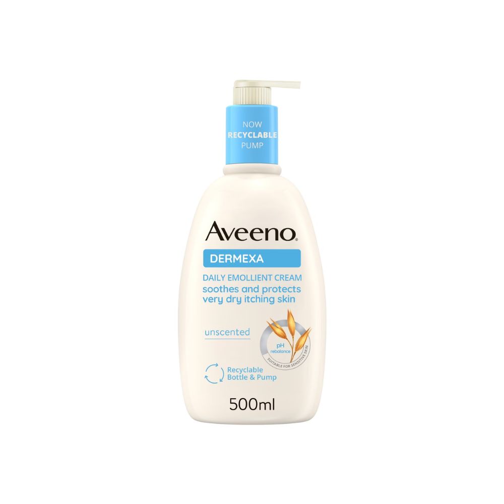 Aveeno Dermexa Cream Duo for Very Dry Itchy Skin 1L Mega Bundle