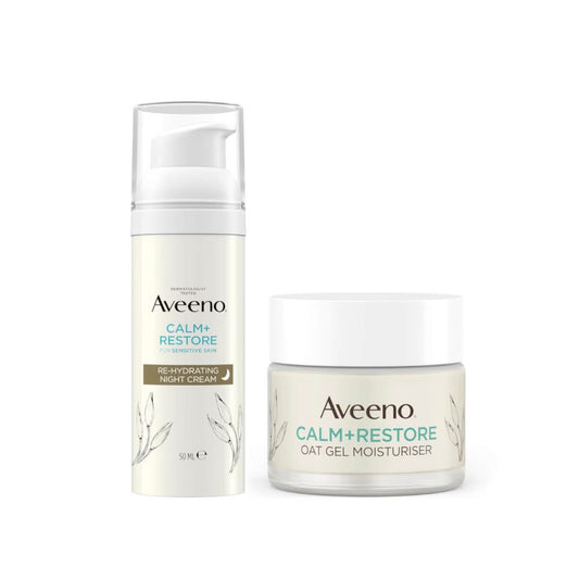 Aveeno Face Calm and Restore Intensely Nourish Day and Night Duo