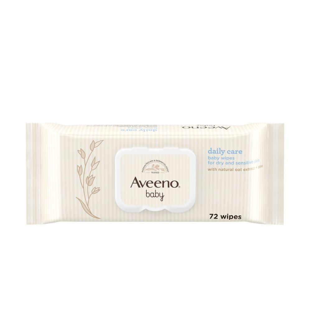 Aveeno Baby Daily Care Baby Wipes - Pack of 12 (869 Wipes)