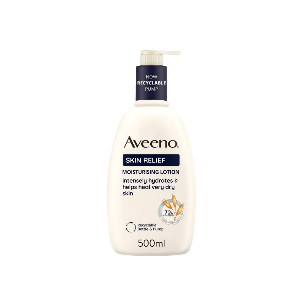 Aveeno Skin Relief Lotion Duo for Intense Hydration 1L Mega Bundle