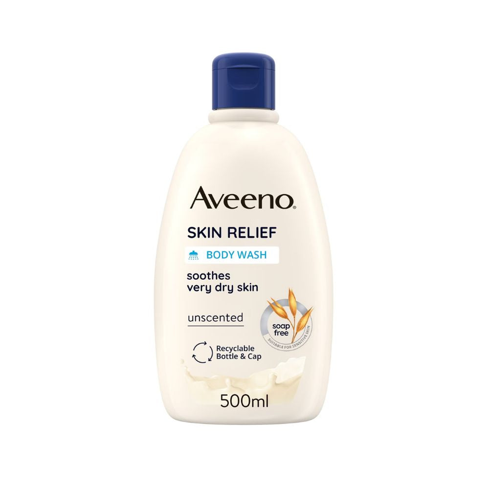 Aveeno Skin Relief Wash and Lotion Duo for Very Dry Skin 1L Mega Bundle