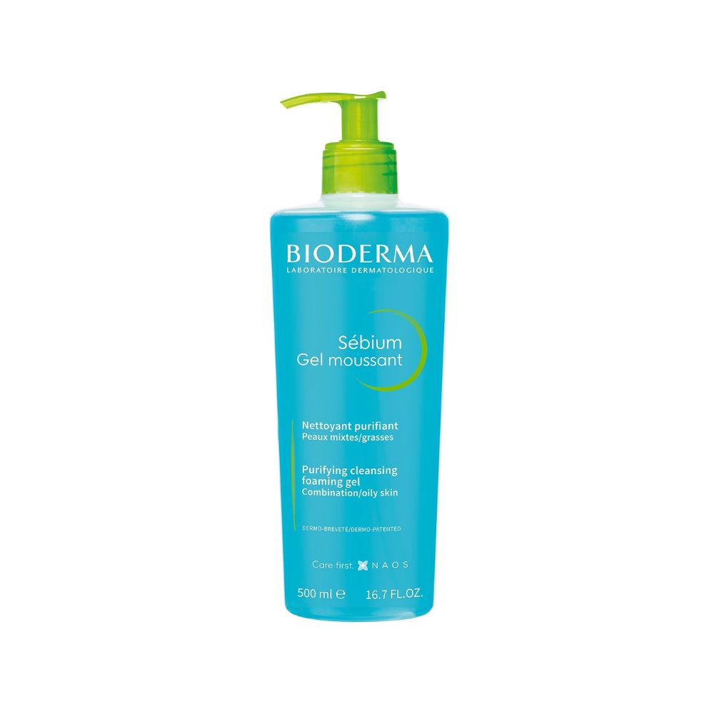 Bioderma Sébium Purifying Foaming Gel Oily to Blemish-Prone Skin 500ml