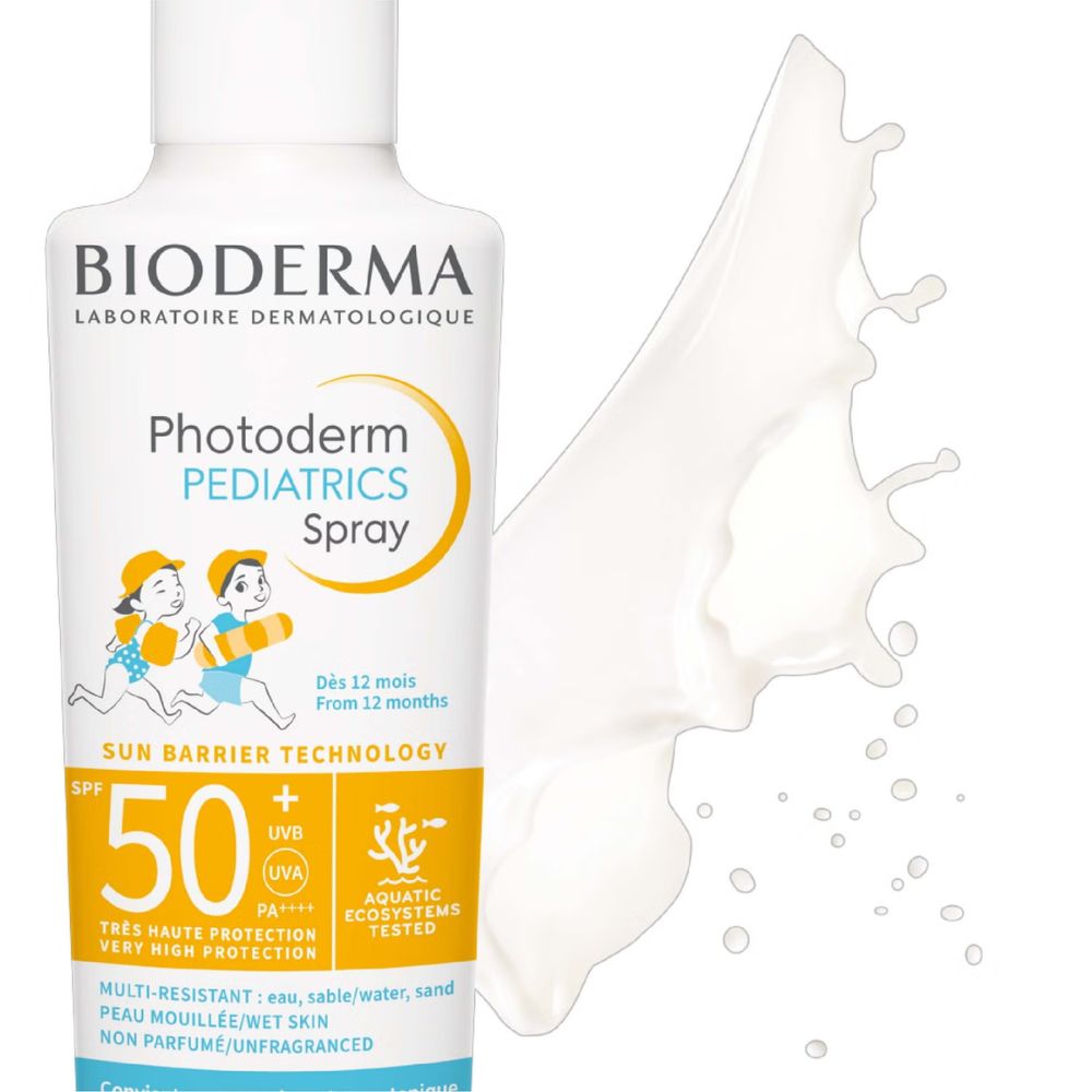 Bioderma Photoderm Pediatrics Spray SPF 50+ Multi-Resistant Non-Greasy Sunscreen for Children Over 12 Months 200ml