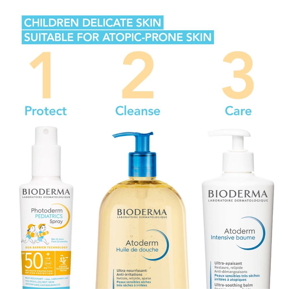 Bioderma Photoderm Pediatrics Spray SPF 50+ Multi-Resistant Non-Greasy Sunscreen for Children Over 12 Months 200ml