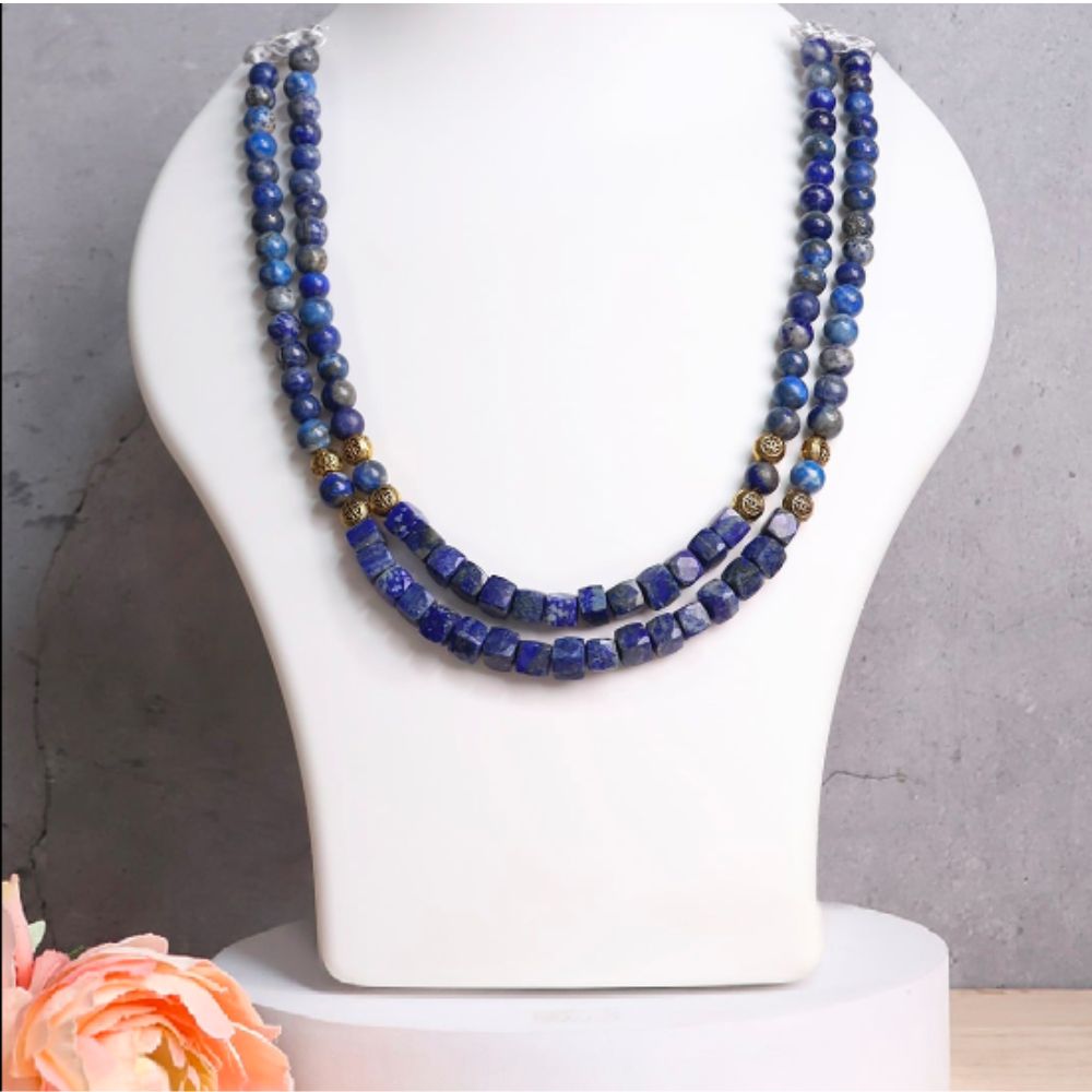 Lapis Lazuli Double Layer Necklace