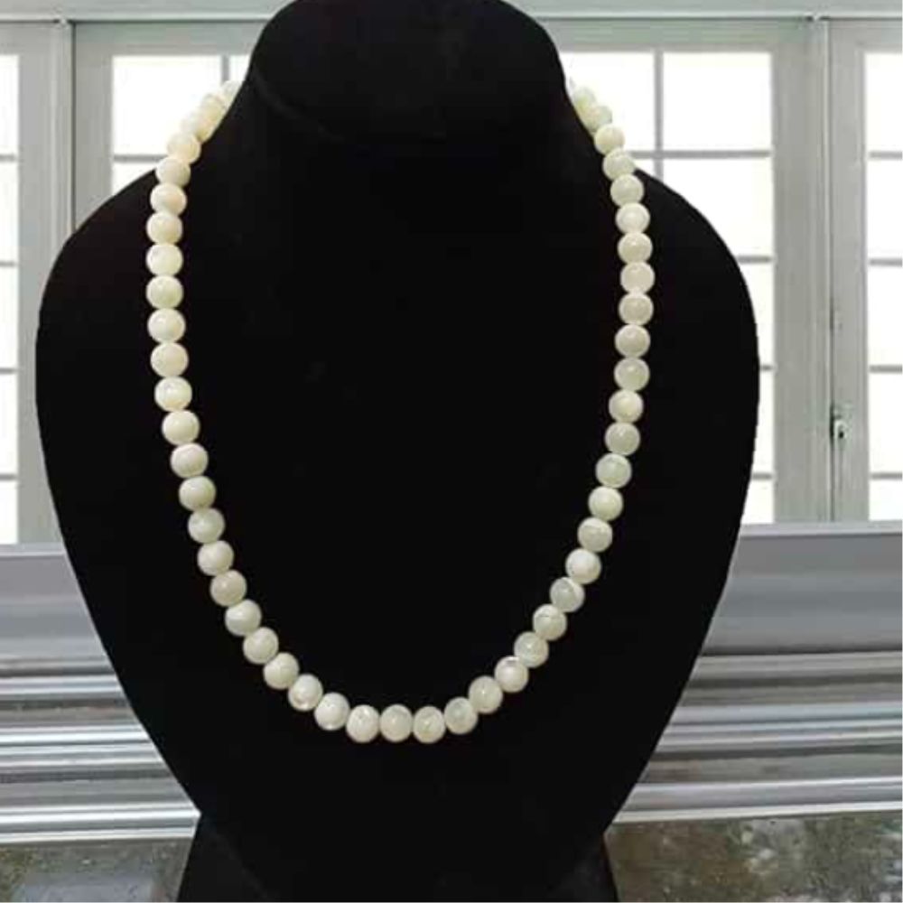 Mother of Pearl 8mm Beads Necklace