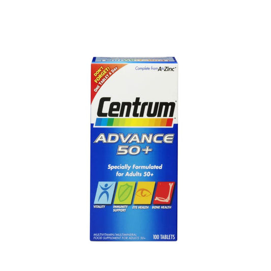 Centrum Advance 50 Plus Multivitamin Tablets - (100 Tablets)