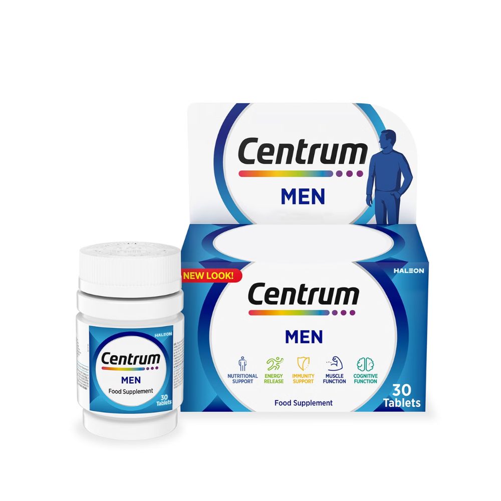 Centrum Men's Multivitamins and Minerals Tablets - 30 Tablets