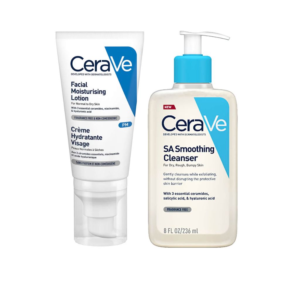 CeraVe Smoothing Skin Night Time Bundle